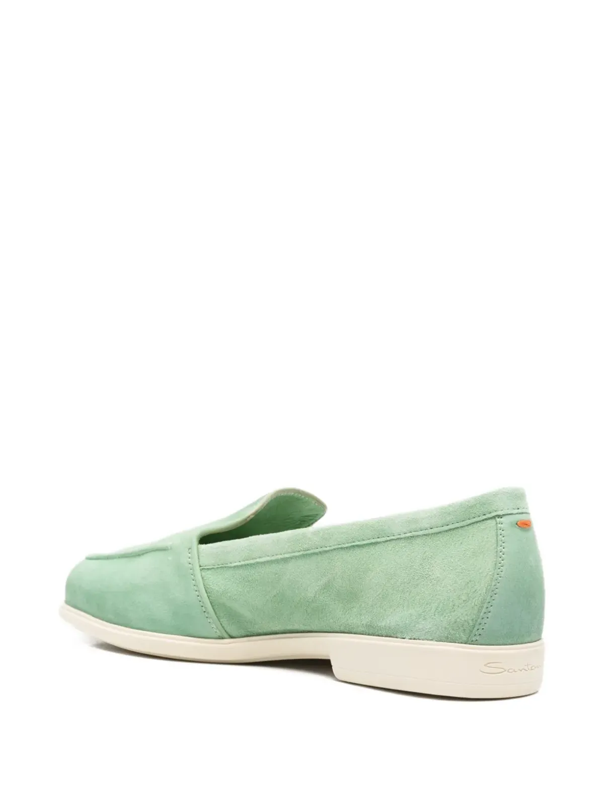 Santoni グリーン ローファー - 画像3