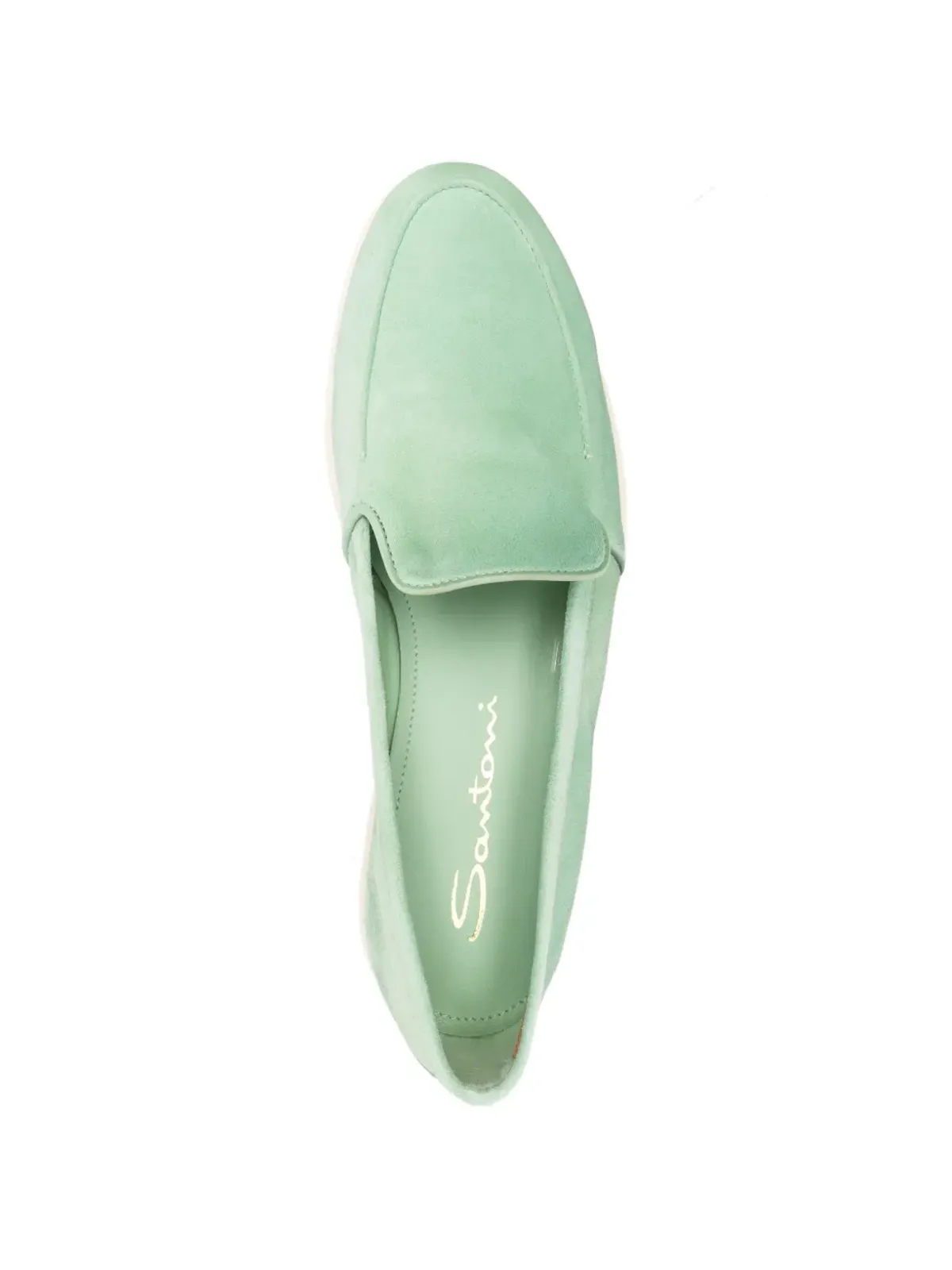 Santoni グリーン ローファー - 画像4