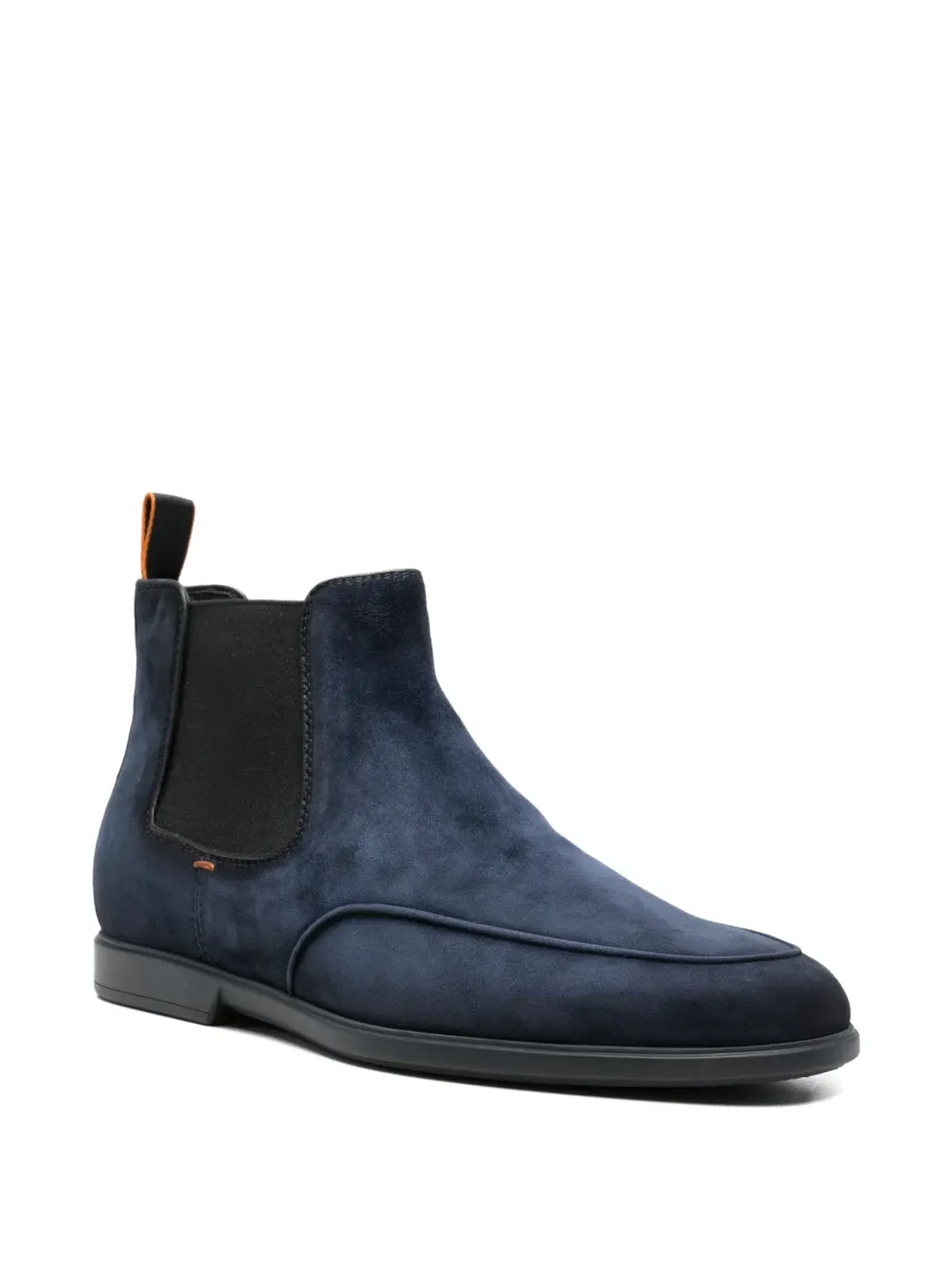 Santoni パネルドブーツ ブルー - 画像2