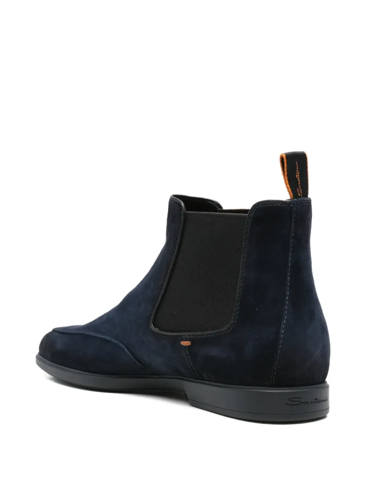 Santoni パネルドブーツ ブルー - 画像3