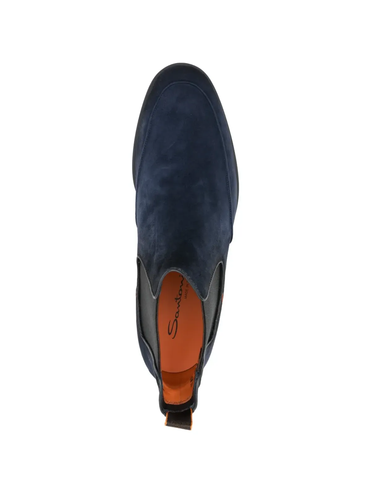 Santoni パネルドブーツ ブルー - 画像4