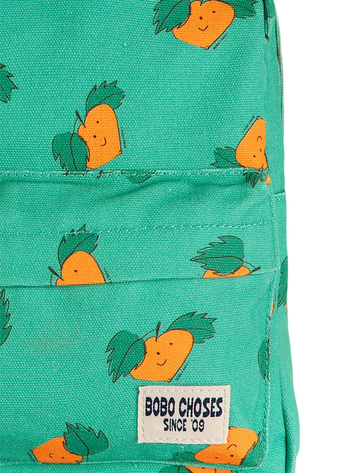 Bobo Choses プリントディテール バックパック グリーン - 画像5