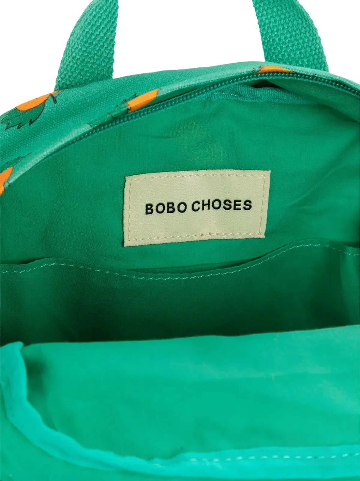 Bobo Choses プリントディテール バックパック グリーン - 画像4
