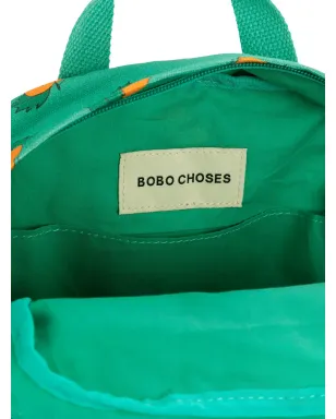 Bobo Choses プリントディテール バックパック グリーン - サムネイル4