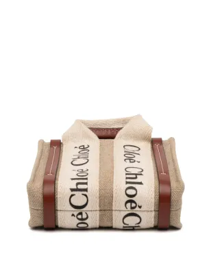 Chloé Pre-Owned 2023 ナノキャンバス ウッディ サッチェル - サムネイル4