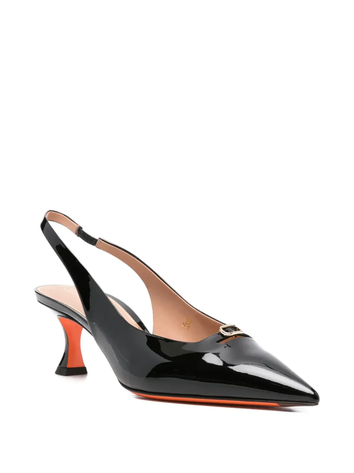 Santoni ポイントトゥー・スリングバック・パンプス - 画像2