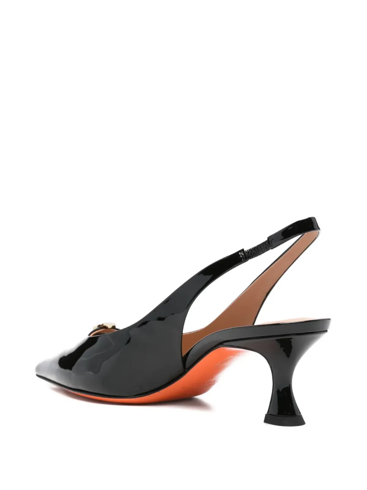 Santoni ポイントトゥー・スリングバック・パンプス - 画像3