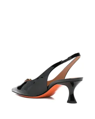 Santoni ポイントトゥー・スリングバック・パンプス - サムネイル3