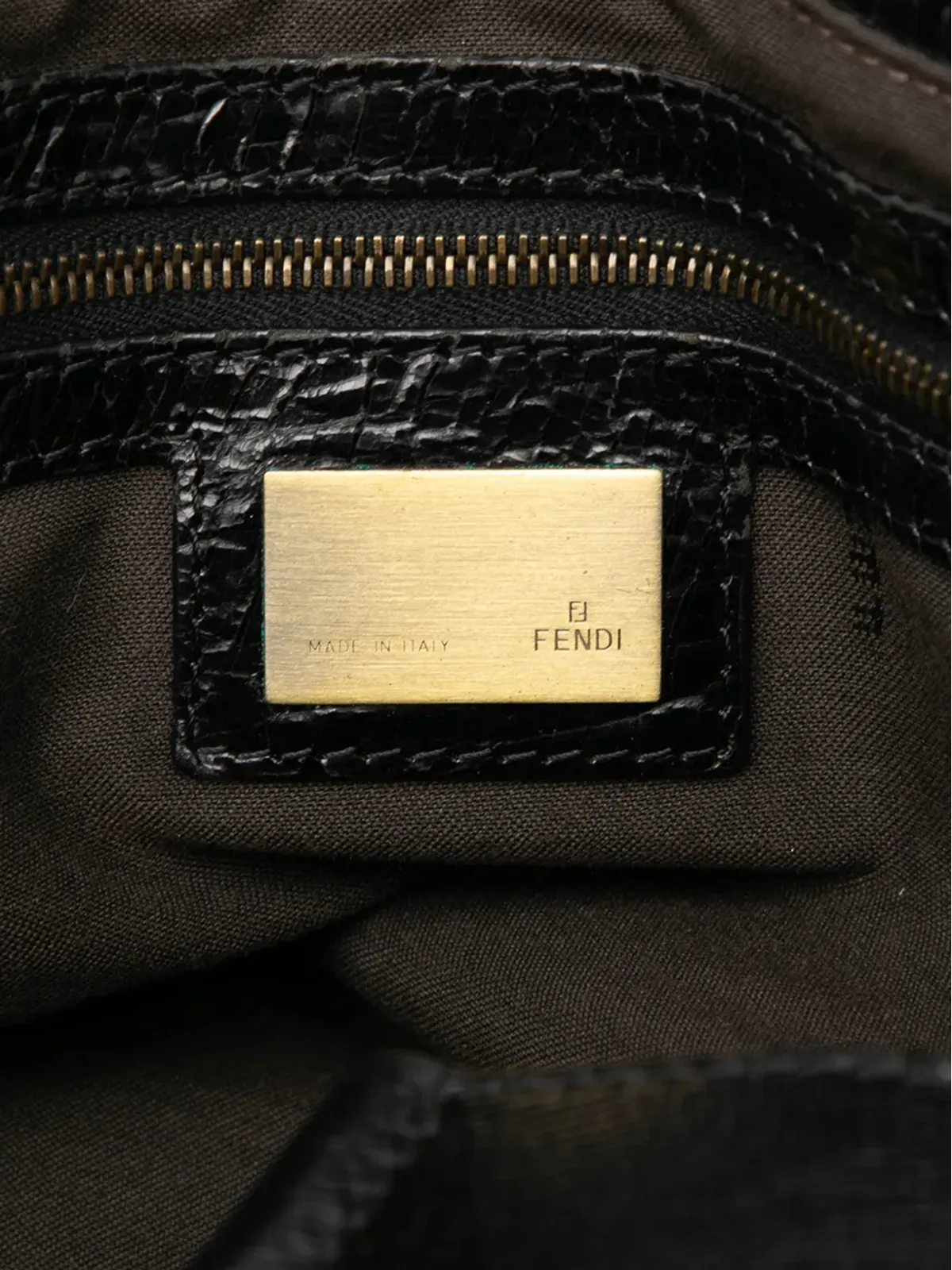 Fendi Pre-Owned レザー Etniko Du Jour ハンドバッグ - ブラック - 画像5