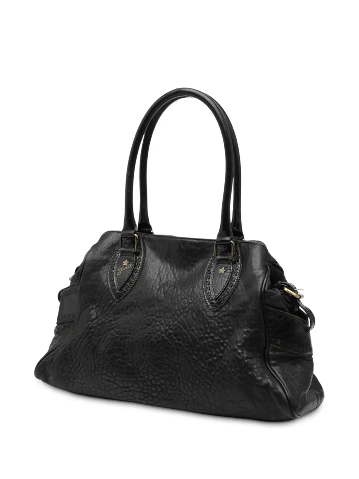 Fendi Pre-Owned レザー Etniko Du Jour ハンドバッグ - ブラック - 画像3