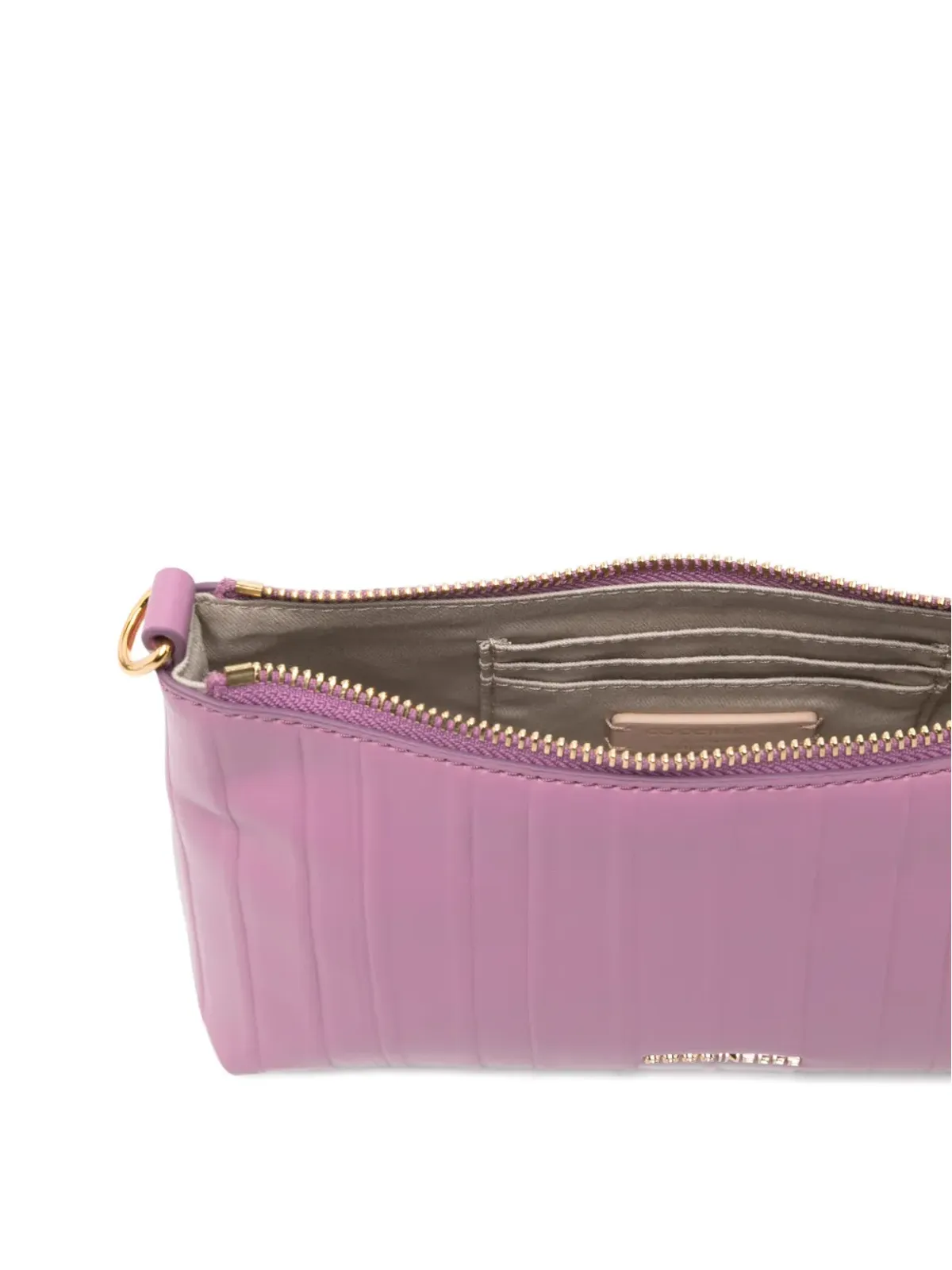 Coccinelle vertical stripes shoulder bag - Pink - 画像5