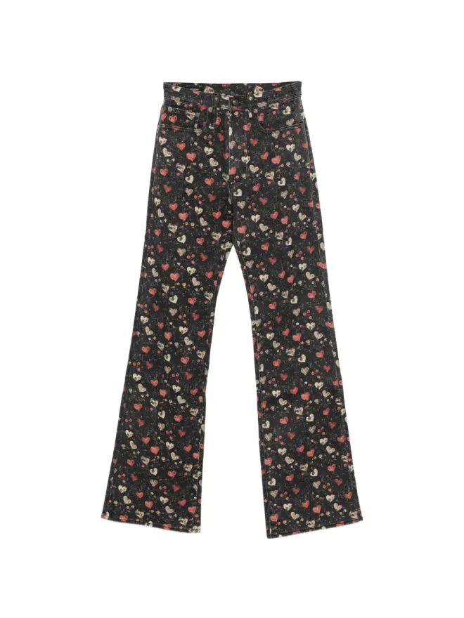 R13 R13 ジェーン・ジーン ブーツカットデニムジーンズ ブラックの商品画像