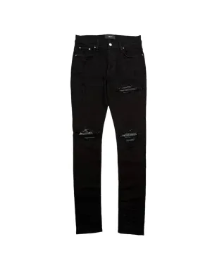 AMIRI MX1 バンダナパッチ ブラックジーンズ - サムネイル1