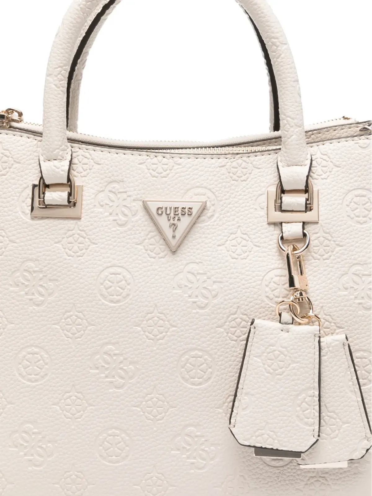 GUESS USA Cresidia II ロゴプレート トートバッグ - 画像3