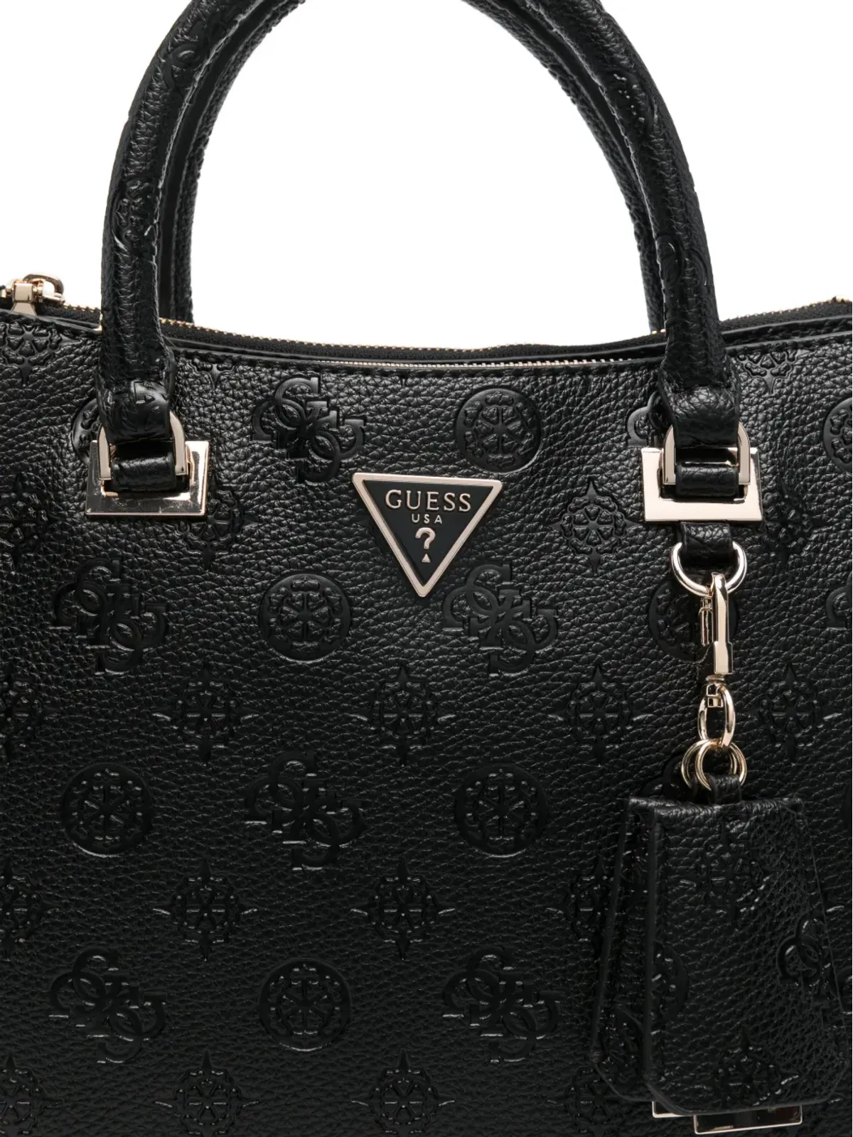 GUESS USA Cresidia ロゴプレート トートバッグ - 画像3