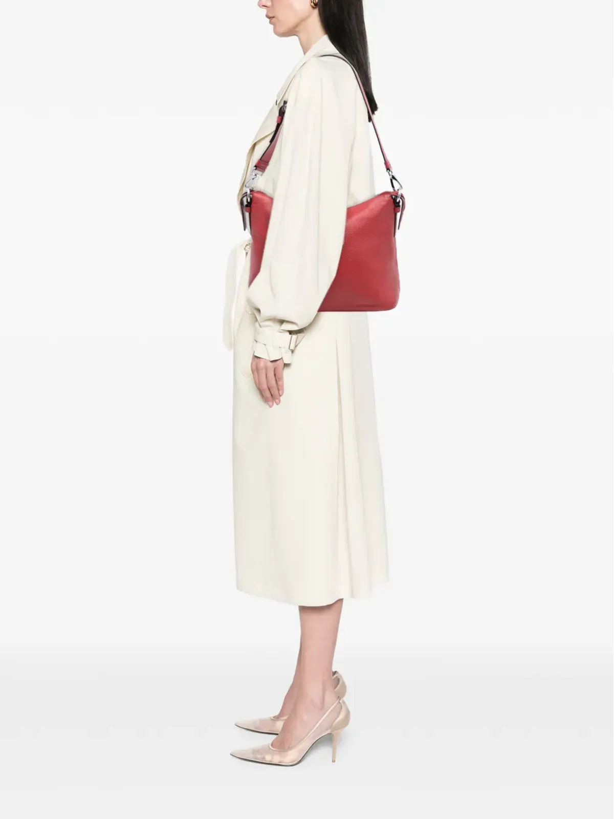 Prada Vintage Vitello Daino ショルダーバッグ - レッド - 画像2