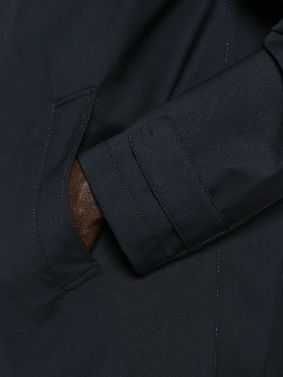 Herno ボタンフロント レインコート - 画像5