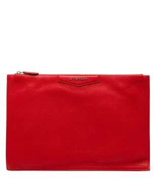 Givenchy Pre-Owned 2015 Medium Antigona Leather クラッチバッグ - レッド - サムネイル1