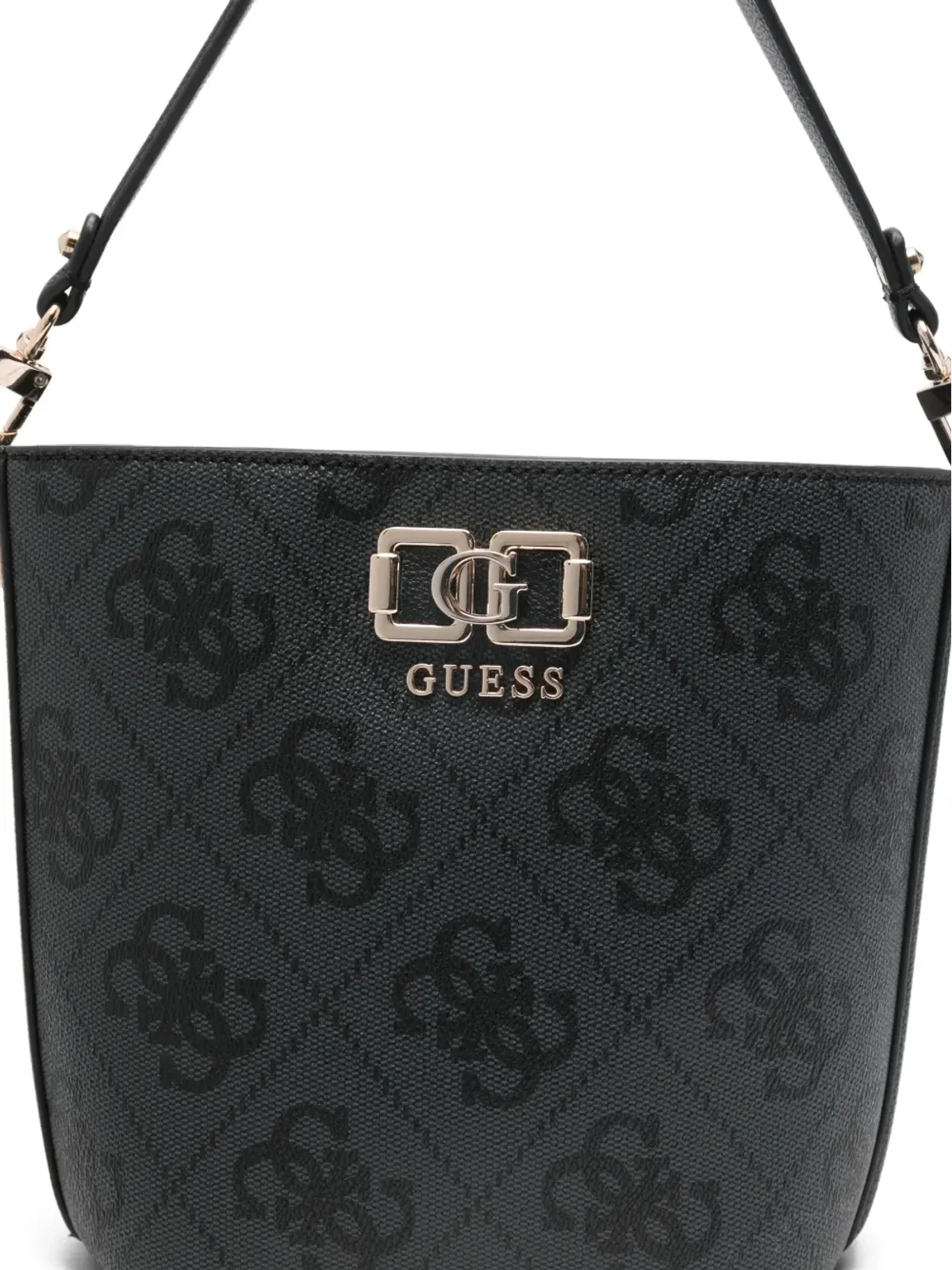 GUESS USA モノグラム バケットバッグ - 画像3
