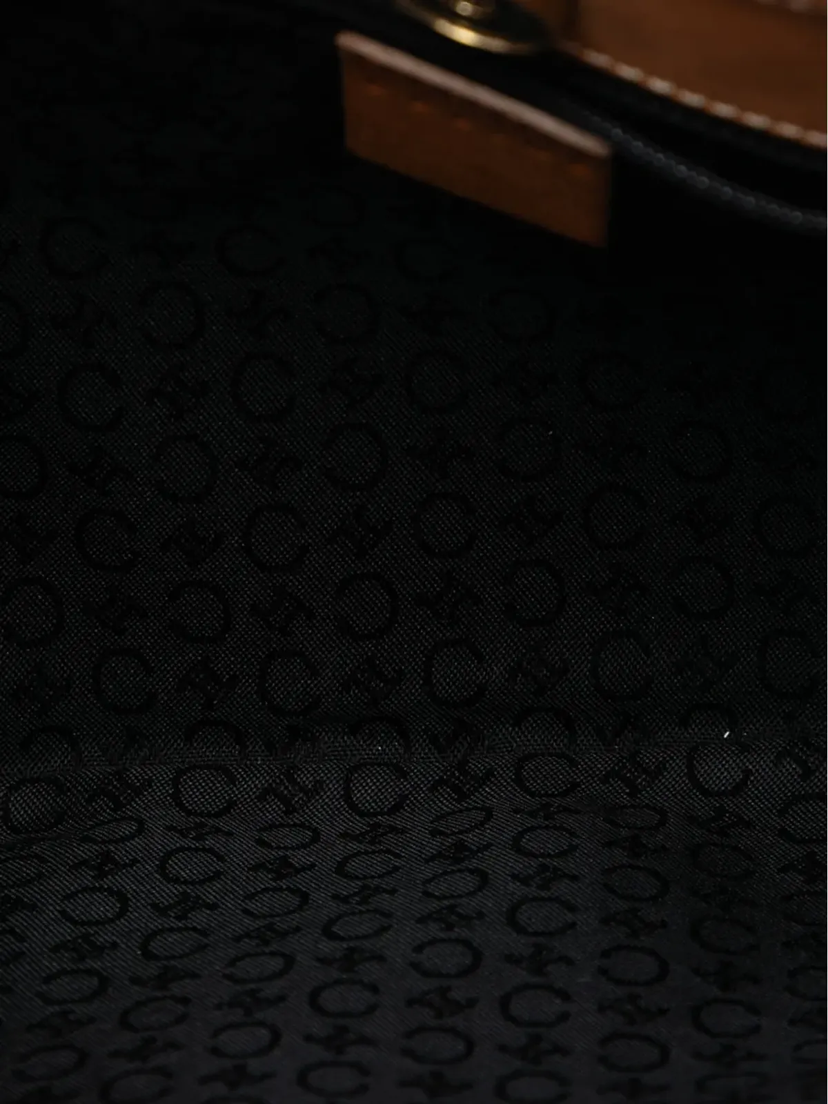 Celine Pre-Owned マカダム スエード ショルダーバッグ ブラウン - 画像5
