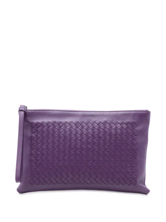 Bottega Veneta Pre-Owned Bottega Veneta ビンテージ ナパ・イントレッチャート・リストレット・クラッチバッグの商品画像