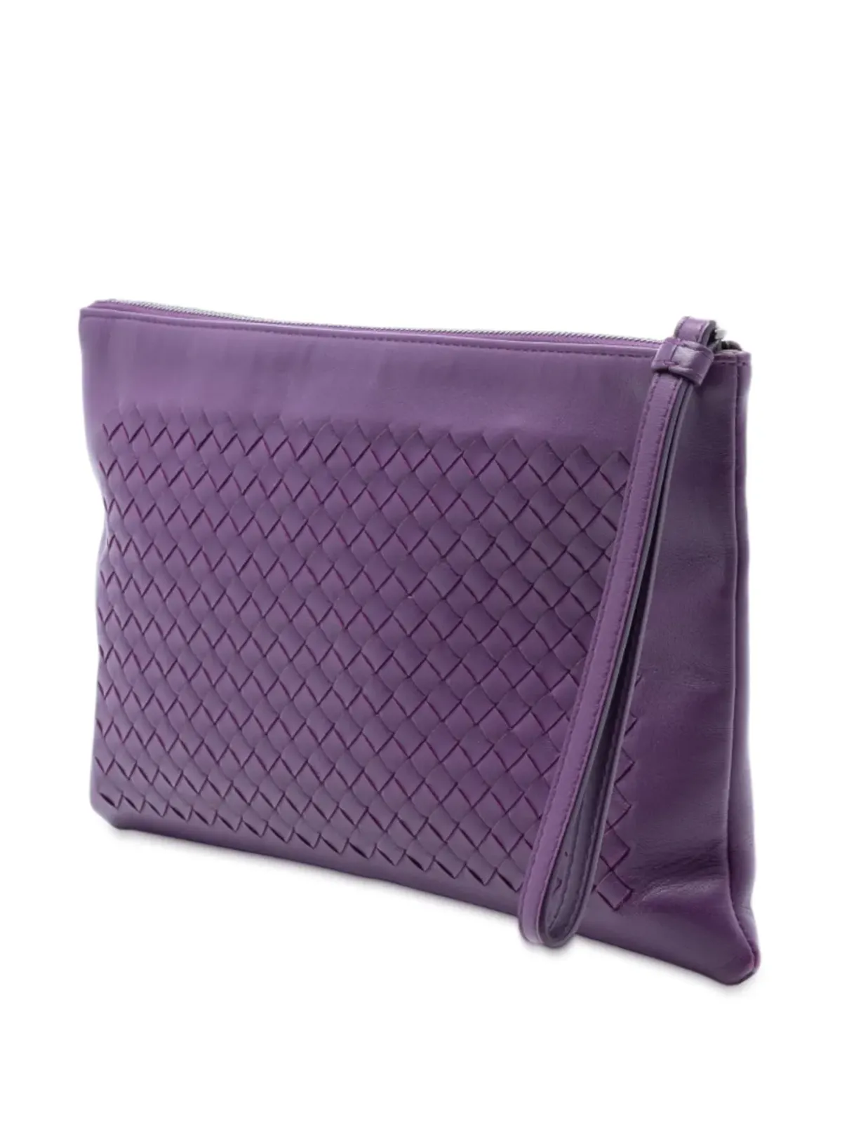 Bottega Veneta ビンテージ ナパ・イントレッチャート・リストレット・クラッチバッグ - 画像3