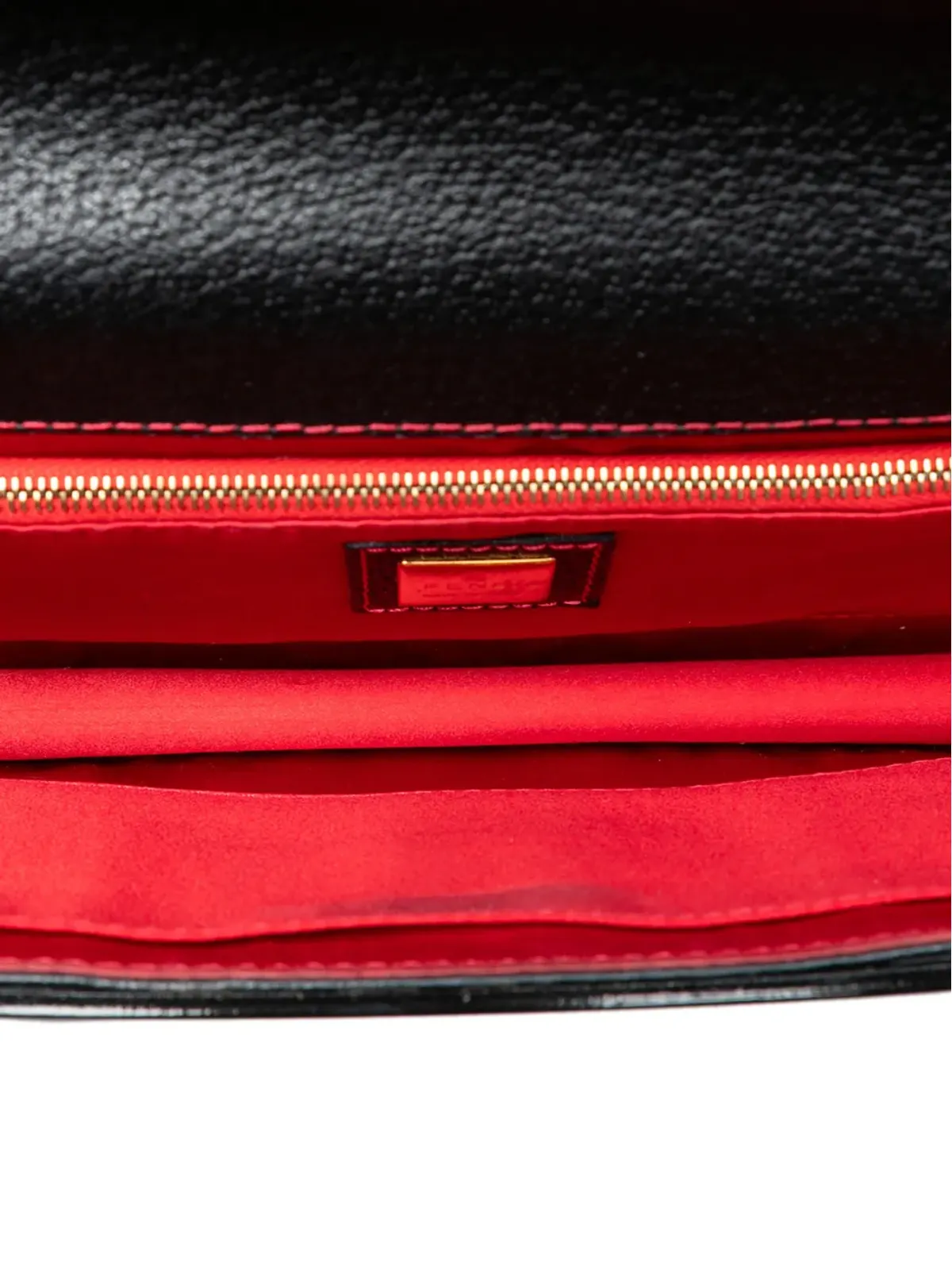 Fendi ビンテージ 2000-2010 ピッグスキン アクリルガラス ジオメトリック ショルダーバッグ - ブラック - 画像5