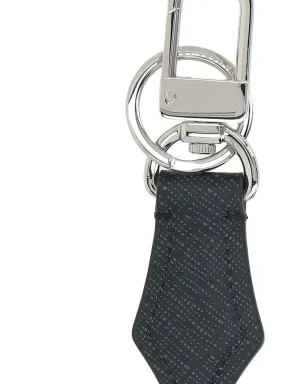 Montblanc レザー印刷キーチェーン - ブルー - サムネイル2