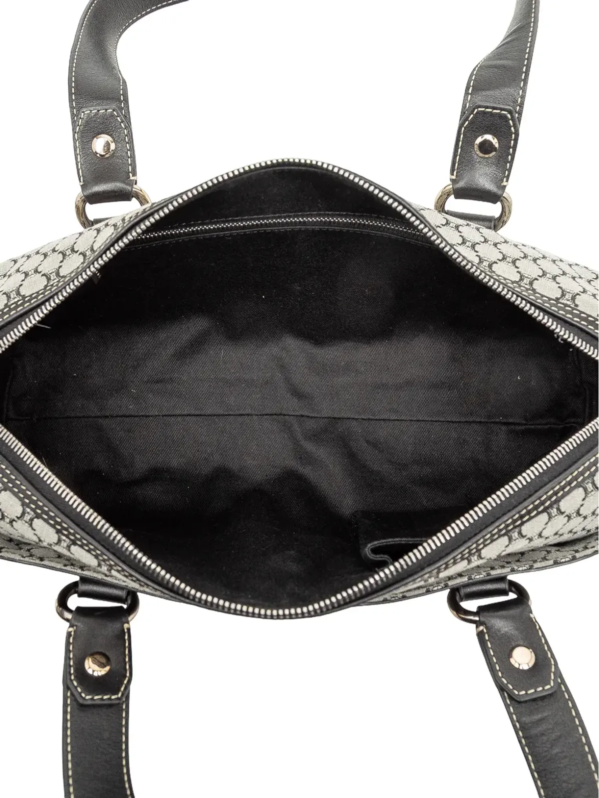 Celine Pre-Owned 2000 Macadam Canvas ショルダーバッグ - ブラック - 画像5