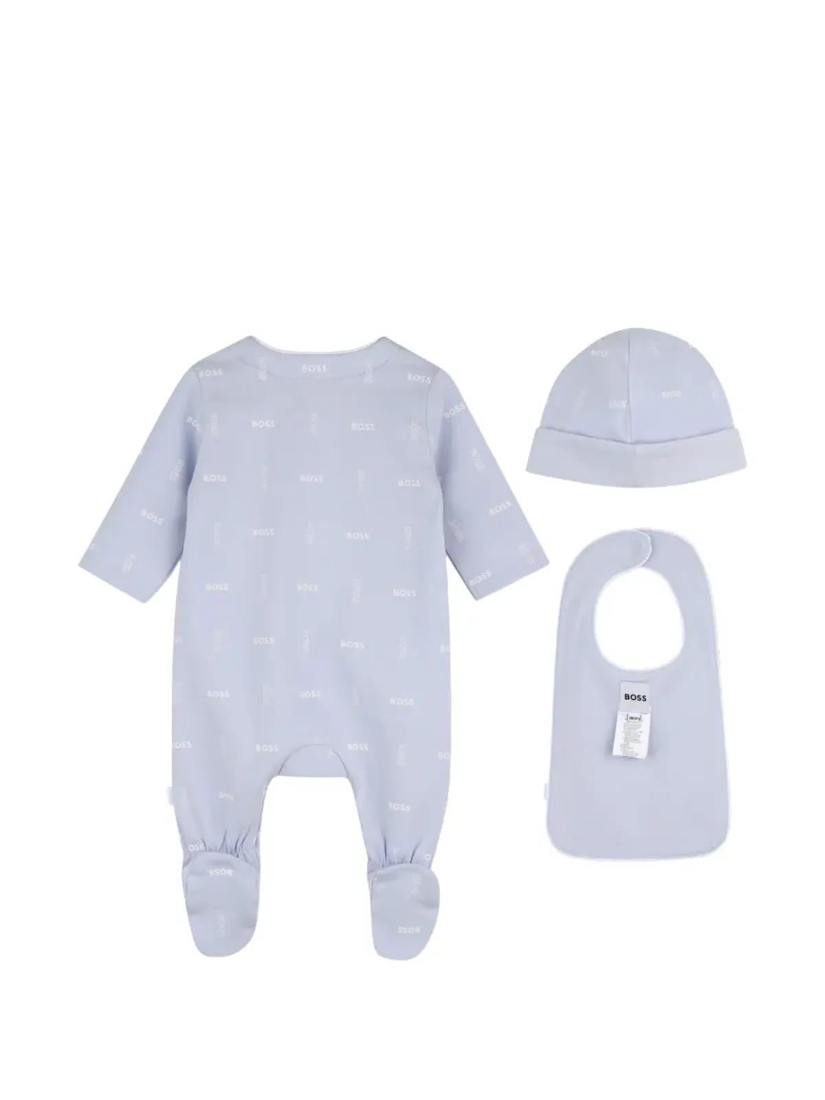 BOSS Kidswear ロゴプリント ベビーロンパース セット - 画像2