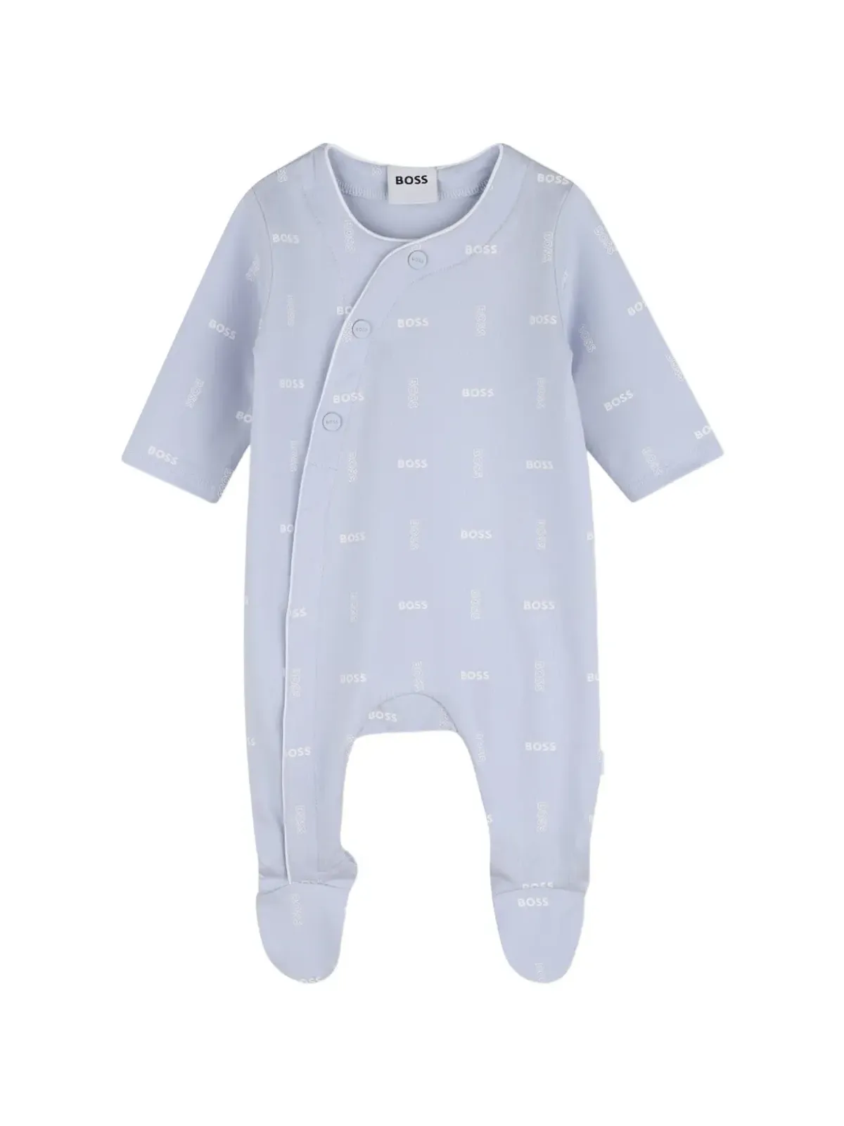 BOSS Kidswear ロゴプリント ベビーロンパース セット - 画像3