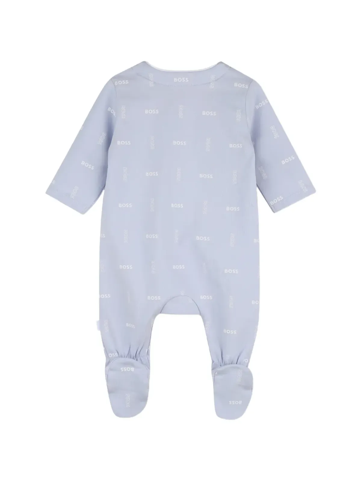 BOSS Kidswear ロゴプリント ベビーロンパース セット - 画像4