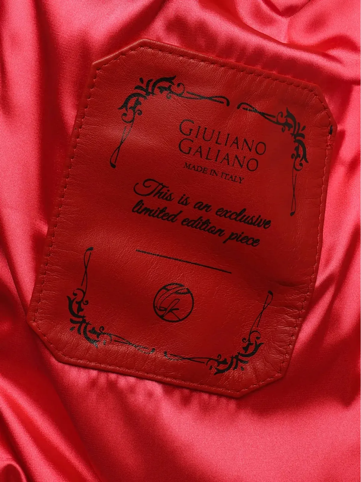 Giuliano Galiano クロコダイルエフェクトのツーウェイジップジャケット - 画像3