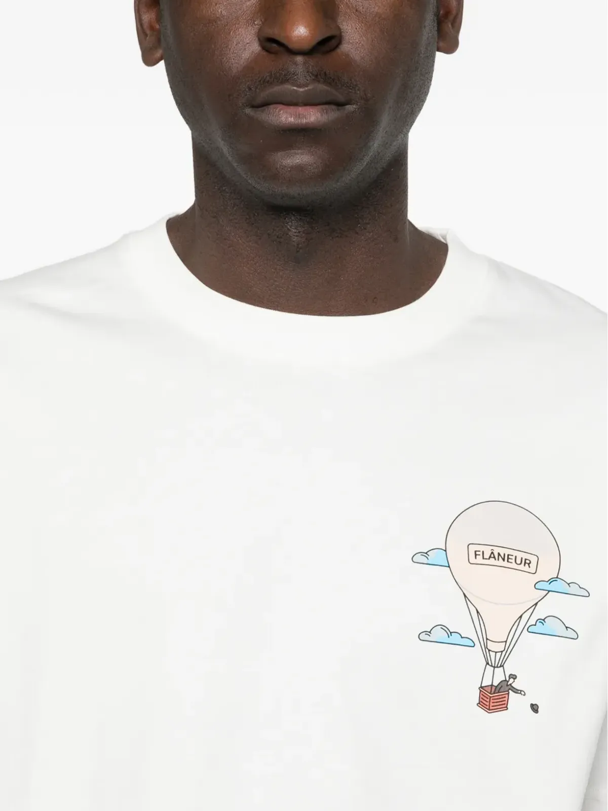 FLÂNEUR Aéronautique グラフィックプリントTシャツ - 画像5