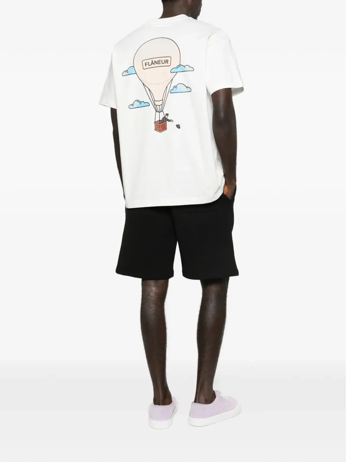 FLÂNEUR Aéronautique グラフィックプリントTシャツ - 画像2