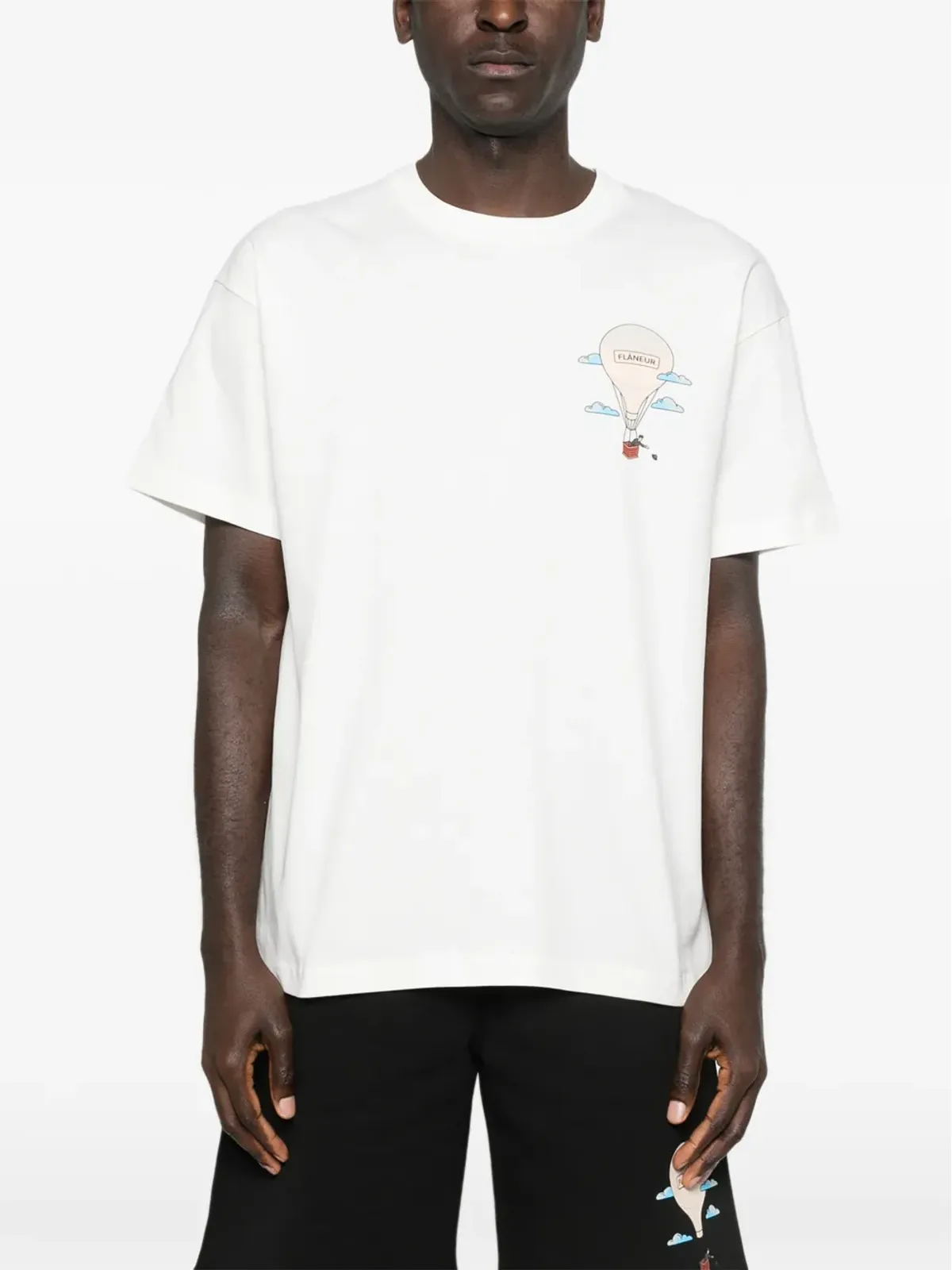 FLÂNEUR Aéronautique グラフィックプリントTシャツ - 画像3