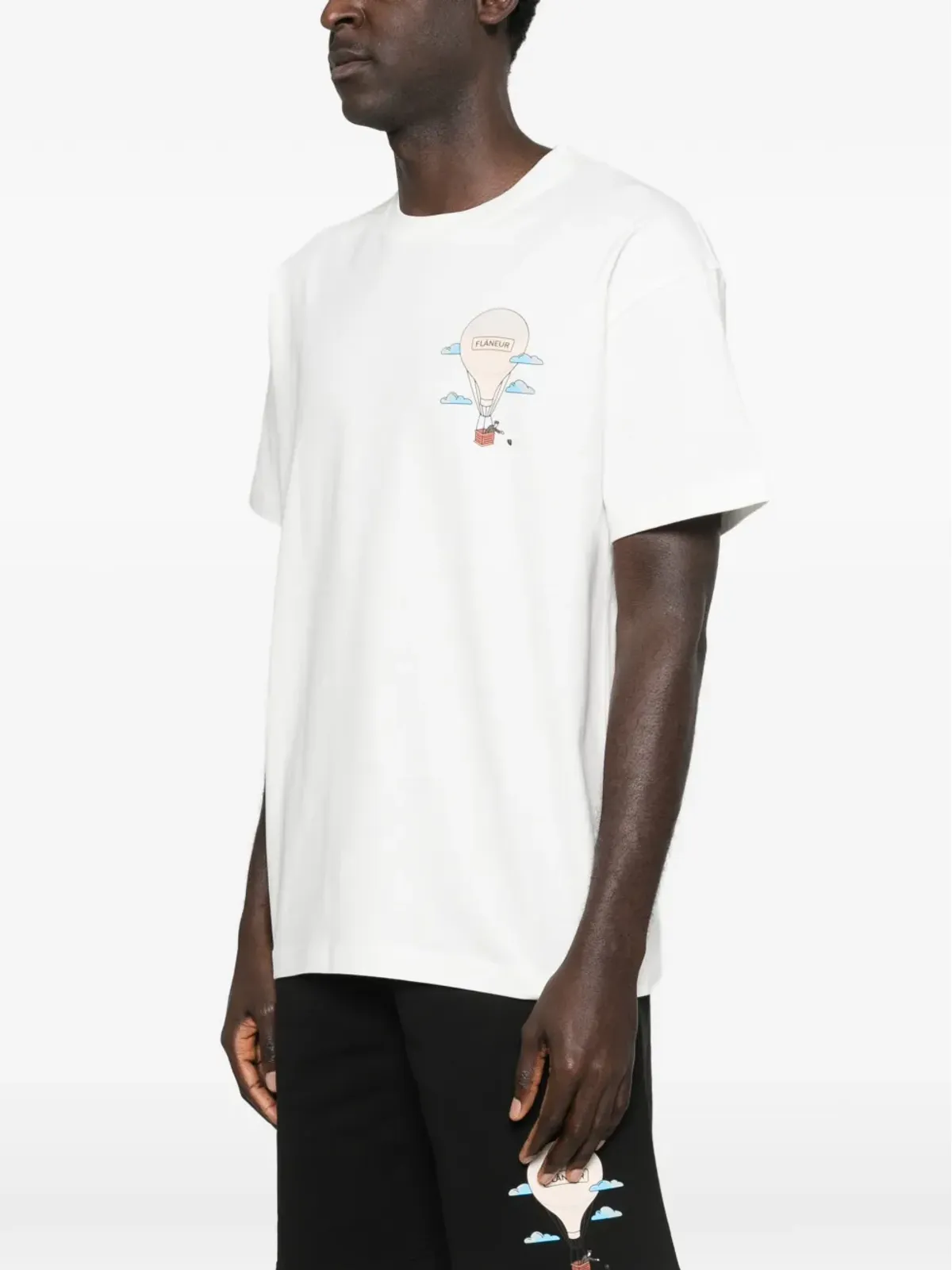 FLÂNEUR Aéronautique グラフィックプリントTシャツ - 画像4