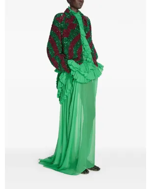DRIES VAN NOTEN スパンコールジャケット（レッド） - サムネイル3
