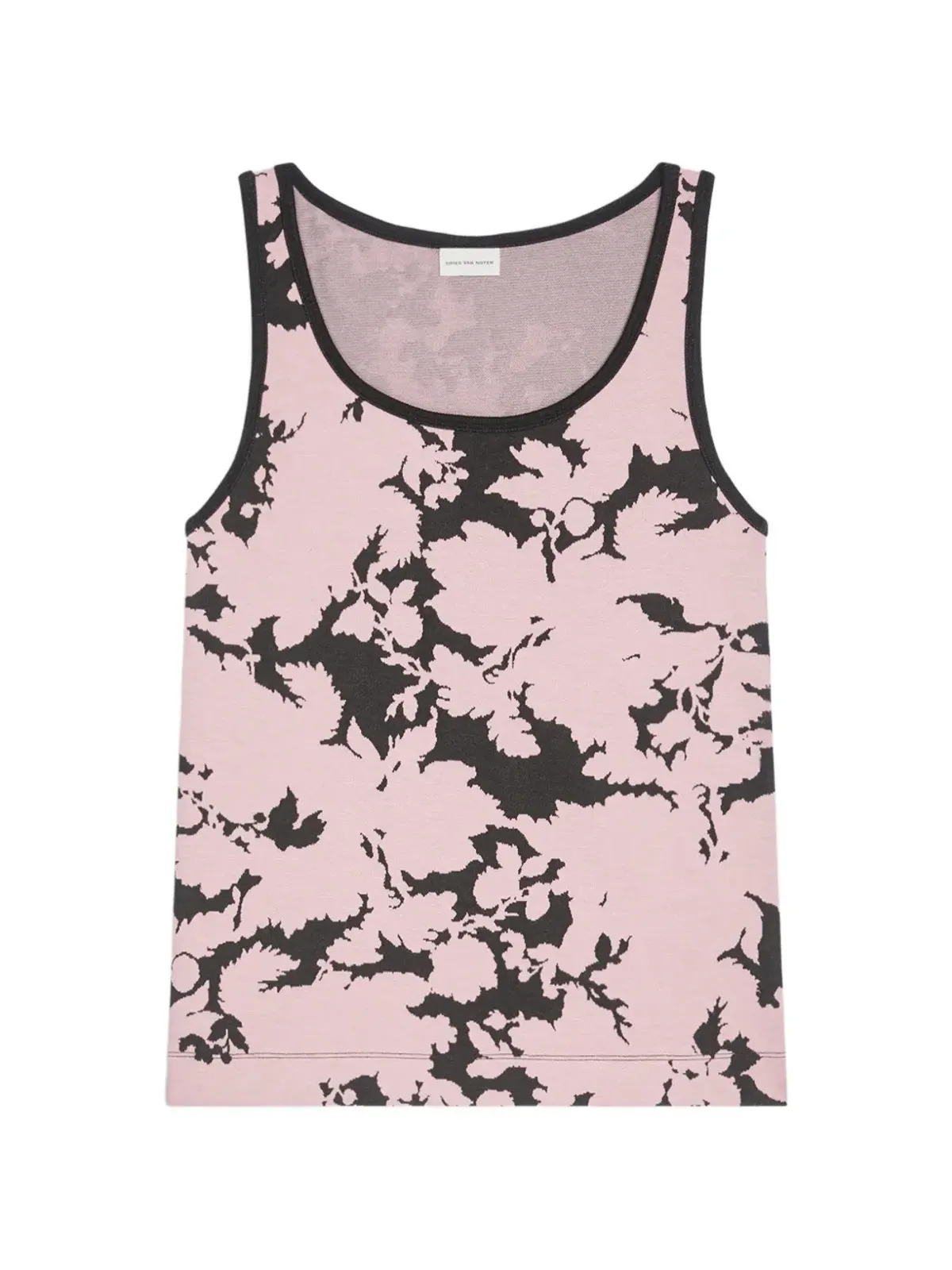 DRIES VAN NOTEN ジャカードタンクトップ ピンク - 画像1