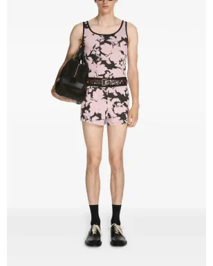 DRIES VAN NOTEN ジャカードタンクトップ ピンク - サムネイル2
