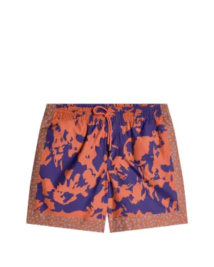 DRIES VAN NOTEN printed swim shorts - Orange - サムネイル1