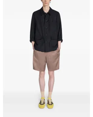 DRIES VAN NOTEN ピンストライプ ワークウェア オーバーシャツ - サムネイル2