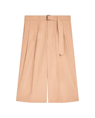 DRIES VAN NOTEN ベルト付きコットンポプリンショーツ - サムネイル1