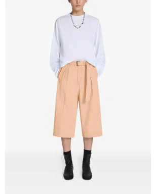 DRIES VAN NOTEN ベルト付きコットンポプリンショーツ - サムネイル2