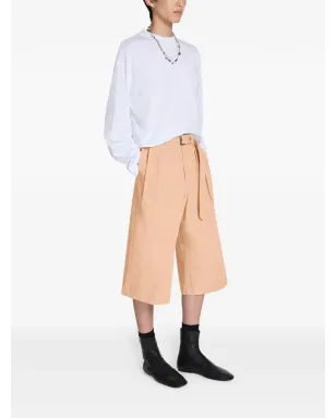 DRIES VAN NOTEN ベルト付きコットンポプリンショーツ - サムネイル3