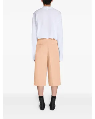 DRIES VAN NOTEN ベルト付きコットンポプリンショーツ - サムネイル4