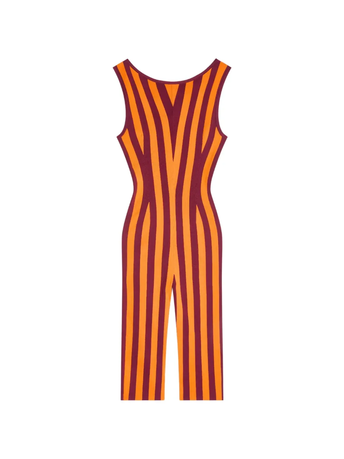DRIES VAN NOTEN ストライプ柄ニットジャンプスーツ - 画像1