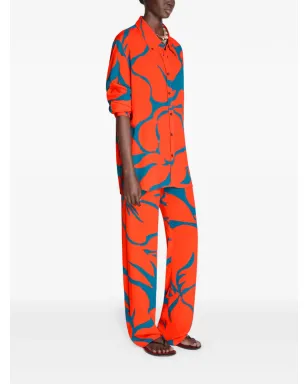 DRIES VAN NOTEN 花柄プリントパンツ - サムネイル3