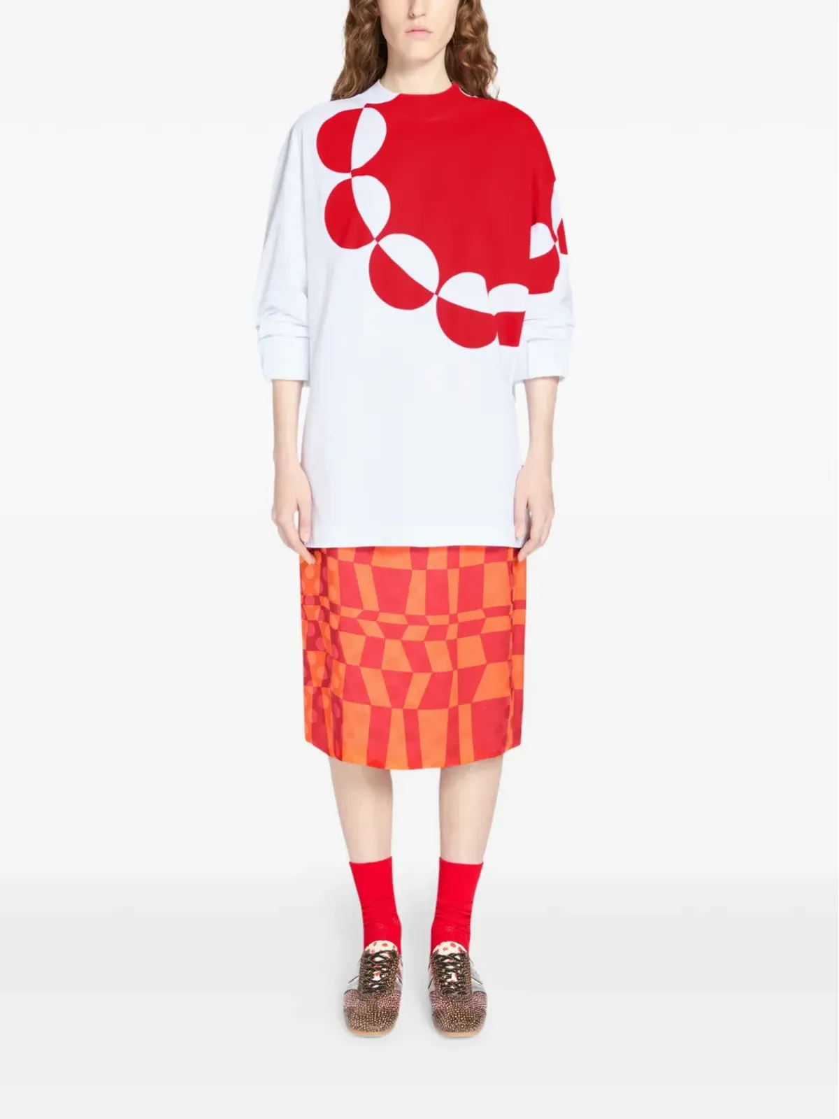 DRIES VAN NOTEN グラフィックプリントTシャツ - 画像2