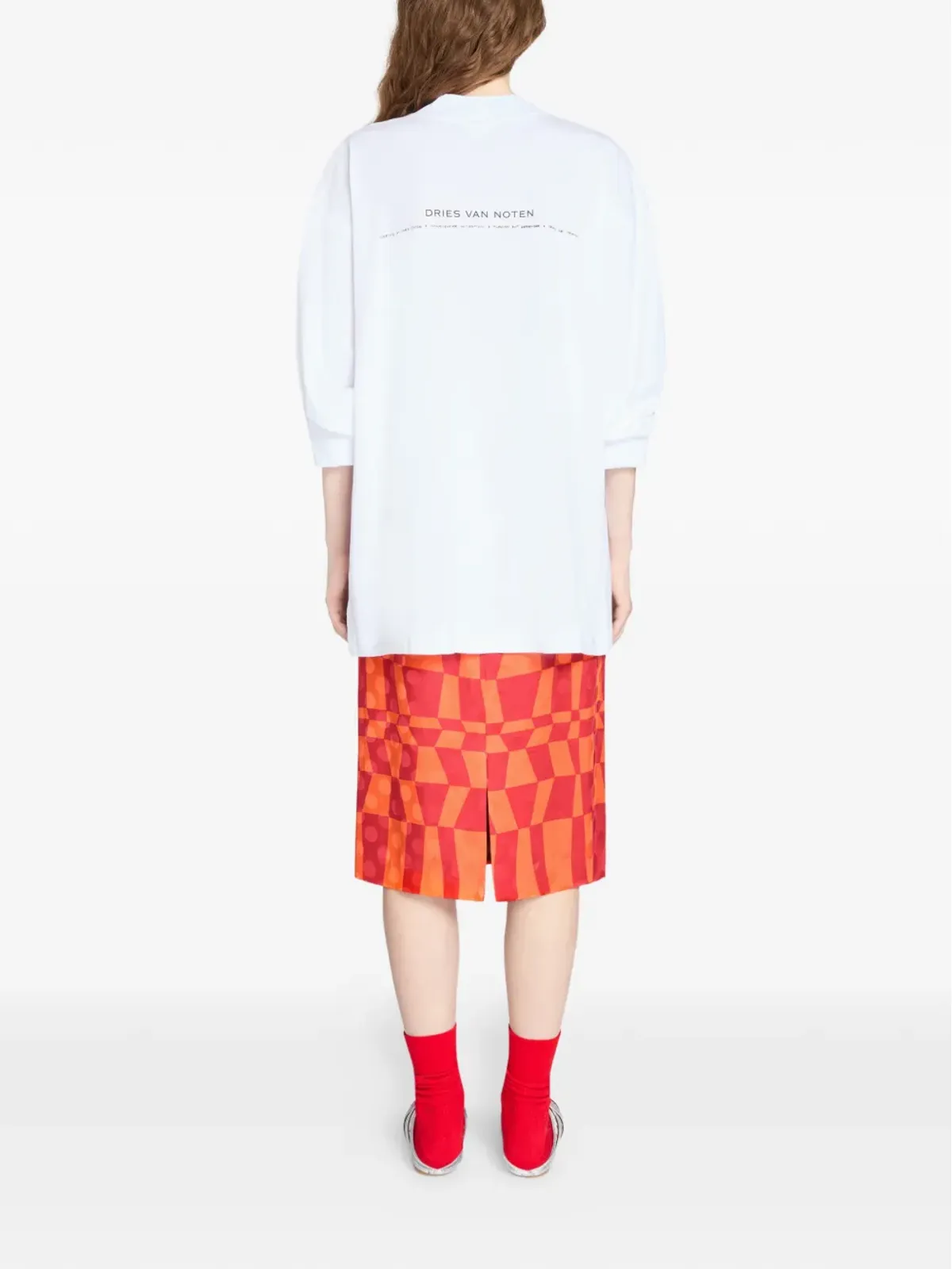 DRIES VAN NOTEN グラフィックプリントTシャツ - 画像4